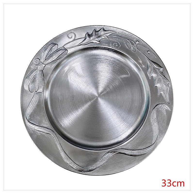 H-HBP20 - PLATO DECORATIVO DE ALUMINIO 33 CM (50/1)