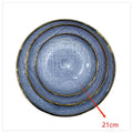 H-HBP27 - PLATO DECORATIVO AZUL 21 CM (24/1)