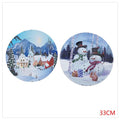 H-HBP45 - PLATOS DECORATIVOS NAVIDEÑOS 33CM (50/1)