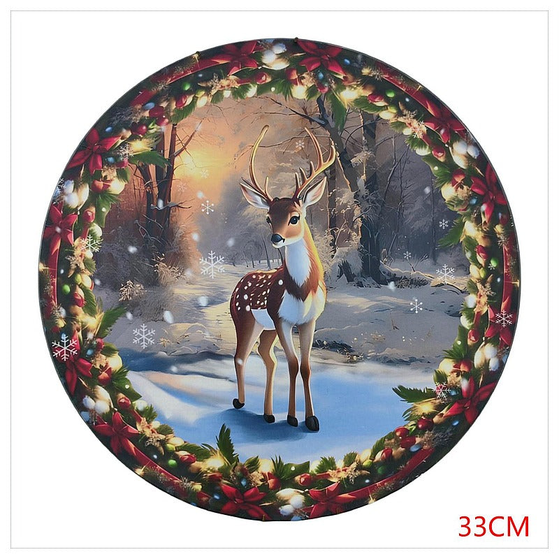 H-HBP47 - PLACA DECORATIVA NAVIDEÑA 33CM (50/1)
