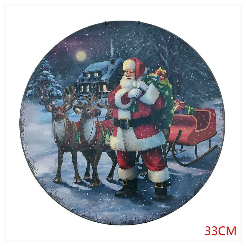 H-HBP48 - PLACA DECORATIVA NAVIDEÑA 33CM (50/1)