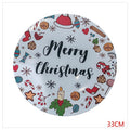 H-HBP53 - PLATO DECORATIVO NAVIDEÑO 33CM (50/1)