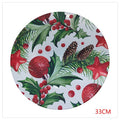 H-HBP54 - PLATO DECORATIVO NAVIDEÑO 33CM (50/1)