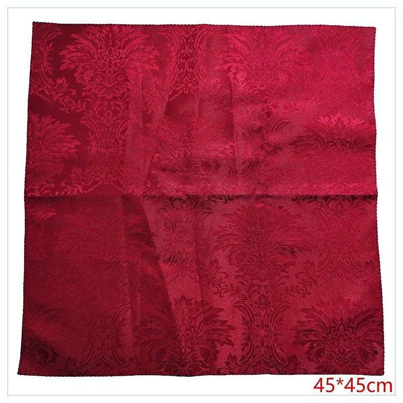 H-HBN01 - SERVILLETA DE TELA ROJA 45*45 CM (500/1)