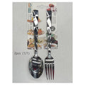 KT- ALK26 - SET DE CUCHARA Y TENEDOR DE ACERO INOXIDABLE (200/1)