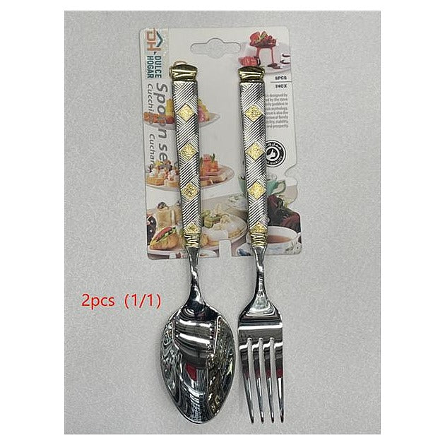 KT- ALK32 - CUBIERTOS DE ACERO INOXIDABLE 2 PIEZAS (200/1)