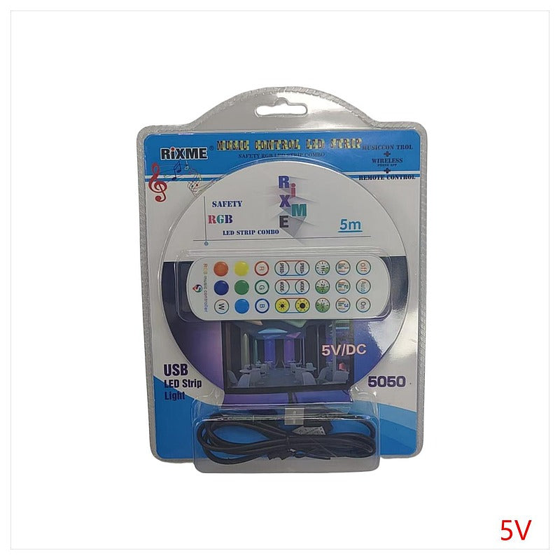 IP-DD-UR5 - TIRA LED RGB CON CONTROL REMOTO 5M (50/1)