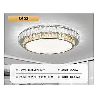 BSJX-35 - LÁMPARA DE TECHO LED CRISTAL REDONDA (1/1)