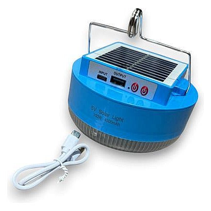 ZM73-003 - LÁMPARA SOLAR RECARGABLE AZUL (50/1)