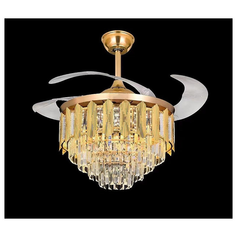 IP-CC039 - LÁMPARA COLGANTE CON VENTILADOR DORADA (1/1)