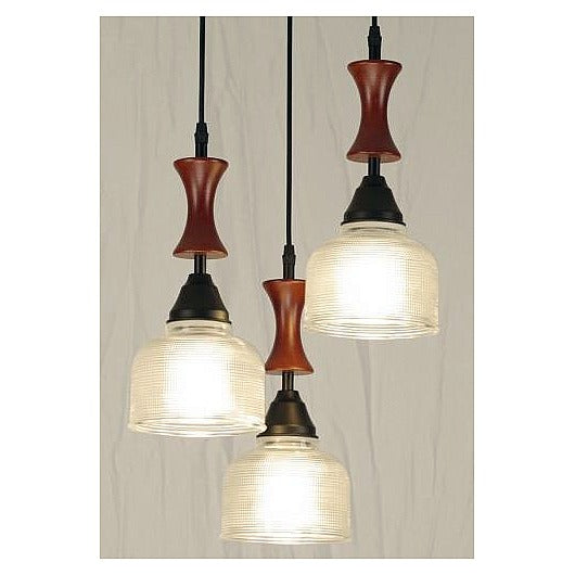IP-XPL23 - LÁMPARA COLGANTE DE VIDRIO Y MADERA (4/1)