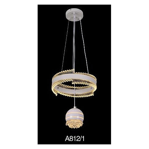 IP-GCP02 - LÁMPARA COLGANTE LED CON CRISTAL (10/1)