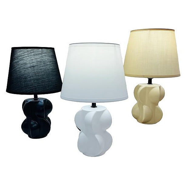 IP-KWL04 - LÁMPARA DE MESA CERÁMICA 3 COLORES (24/1)