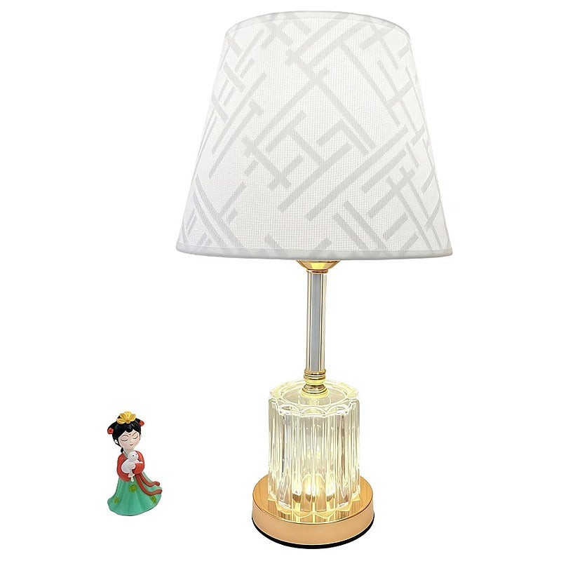 IP-KWL14 - LÁMPARA DE MESA CON BASE DE CRISTAL (24/1)