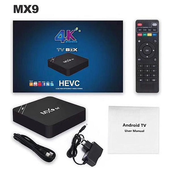 HG-E- STB2 - CAJA DE TV ANDROID 4K MX9 (40/1)