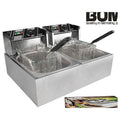 BM-82 - FREIDORA DOBLE DE ACERO INOXIDABLE (2/1)