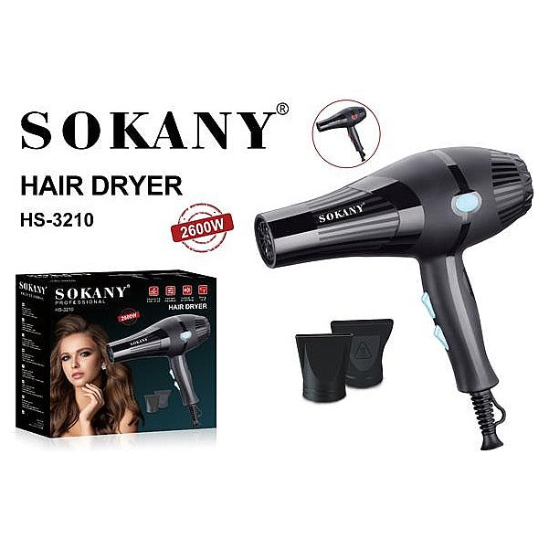 HS-3210 - SECADOR DE PELO 2600W SOKANY (24/1)