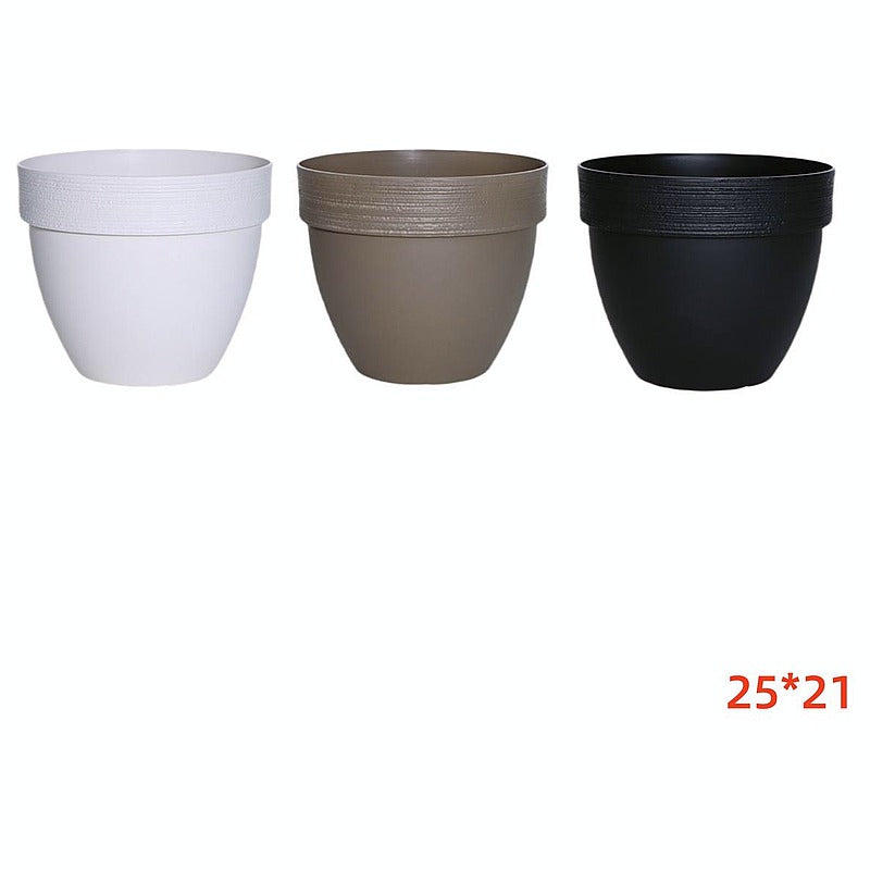HG-DC- HP28 - MACETA DE PLÁSTICO 25*21 CM (26/1)