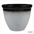 HG-DC-HP11 - MACETA DE CERÁMICA BICOLOR 23*20 CM (72/1)