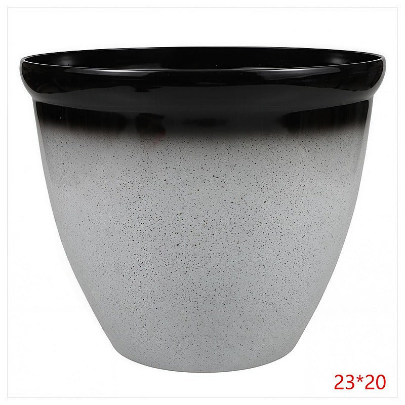 HG-DC-HP11 - MACETA DE CERÁMICA BICOLOR 23*20 CM (72/1)