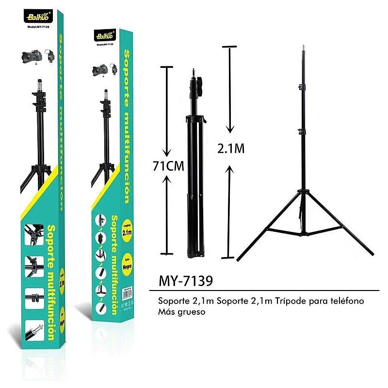 EP-SUP1 - TRÍPODE SOPORTE 2,1 M NEGRO (30/1)