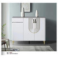 HF-ZSC11 - CREDENZA BLANCO CON DETALLES DORADOS (1/1)