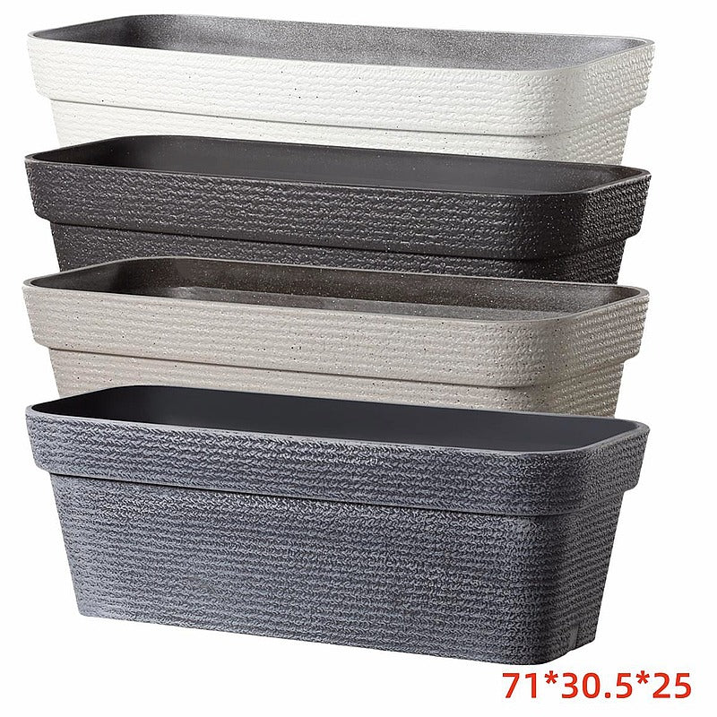 HG-BFP19 - MACETERO RECTANGULAR DE PLÁSTICO (8/1)