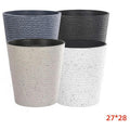 HG-BFP25 - MACETERO DECORATIVO TEXTURIZADO (14/1)