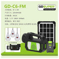 HNE-035 - KIT DE LUZ SOLAR RECARGABLE CON RADIO (16/1)