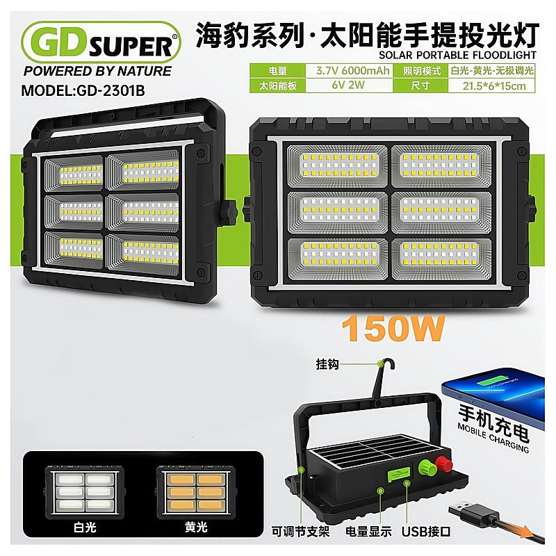 HNE-041 - REFLECTOR SOLAR PORTÁTIL 150W (24/1)