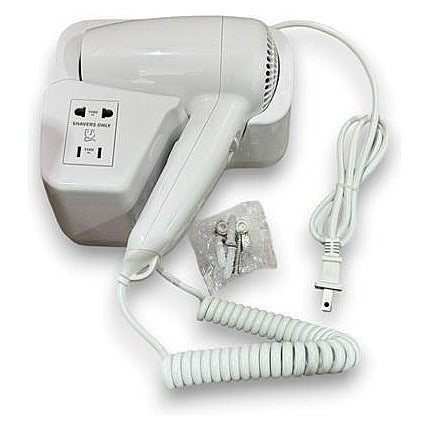 EP-CVL05 - SECADOR DE CABELLO MURAL BLANCO (8/1)