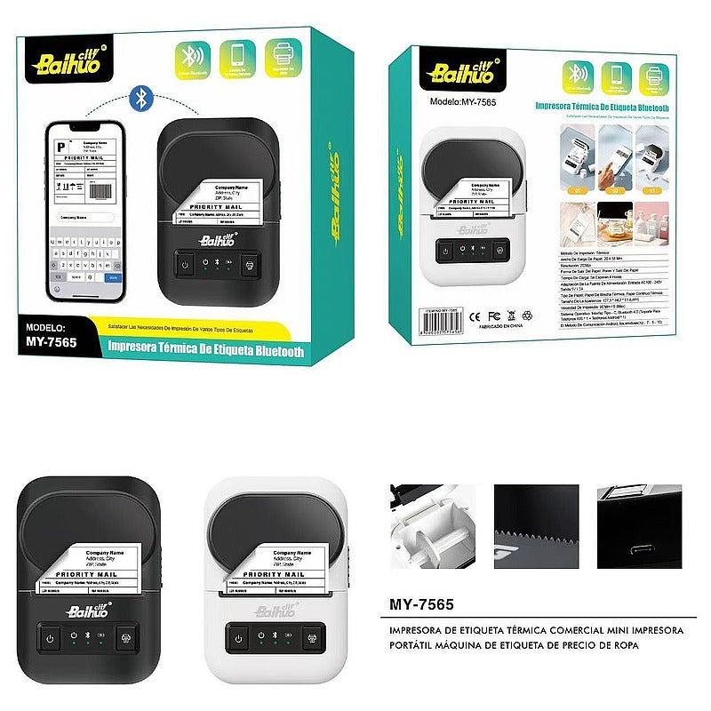 EP- MYE20 - IMPRESORA TÉRMICA DE ETIQUETAS BLUETOOTH (50/1)
