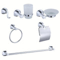 BA-BP6 - SET DE ACCESORIOS DE BAÑO CROMADOS (5/1)