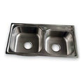 BA-OH11 - FREGADERO DE ACERO INOXIDABLE DOBLE (235/1)