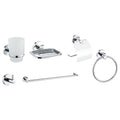BA-BP113 - SET DE ACCESORIOS DE BAÑO CROMADO (10/1)