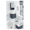 BA-LTB31 - MUEBLE DE BAÑO CON ESPEJO AZUL (1/1)