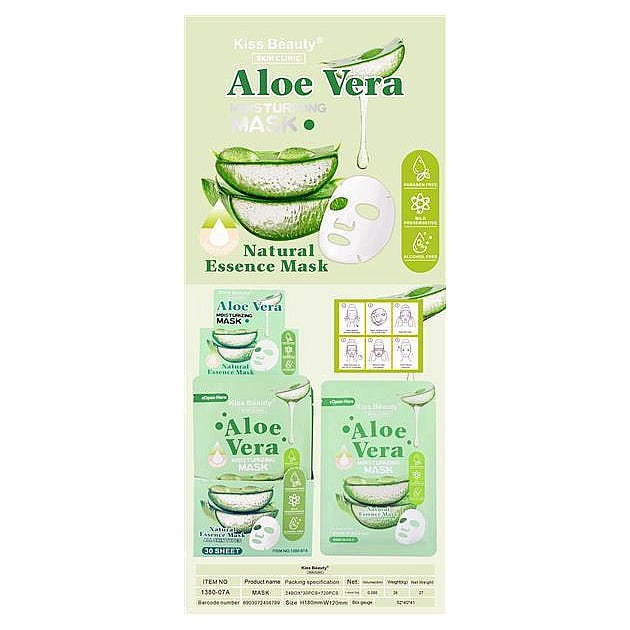 1380-07A - MASCARILLA FACIAL DE ALOE VERA (720/1)