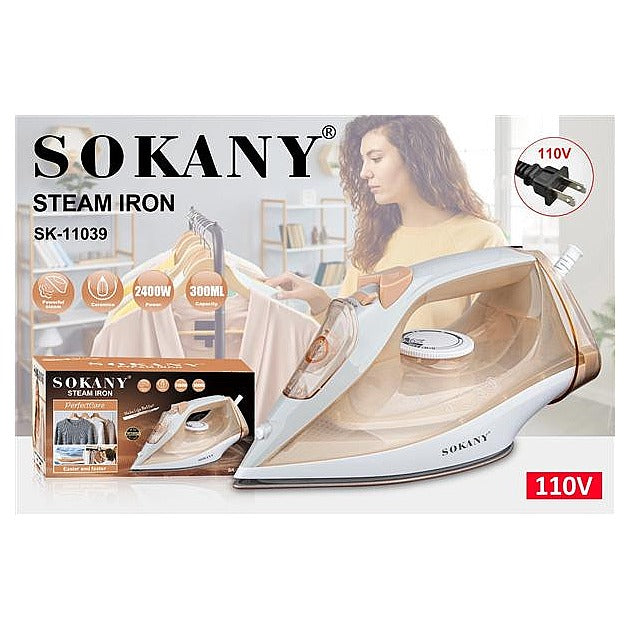 SK- 11039 - PLANCHA ELÉCTRICA A VAPOR 2400W (10/1)