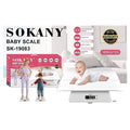 SK-19083 - BALANZA PARA BEBÉS 530*270MM+300*6MM 180KG/10G (5/1)