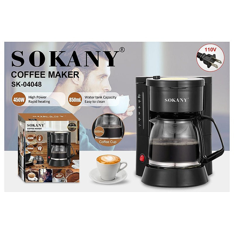 SK-04048 - CAFETERA ELÉCTRICA 850 ML 110V (12/1)