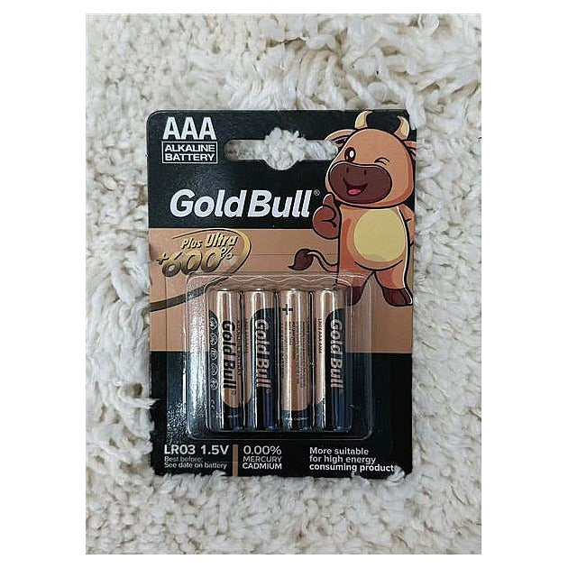 GOLDBU LL AAA - PILAS AAA ALCALINAS GOLDBULL (960/1)