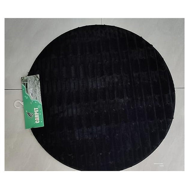 SK-124 - ALFOMBRA CIRCULAR NEGRA (8/1)