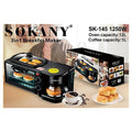 SK-145 - MINI HORNO 3 EN 1 CON CAFETERA (4/1)