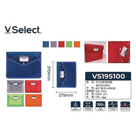 VS195100 - CARPETA CON BROCHE DE PLÁSTICO (120/1)