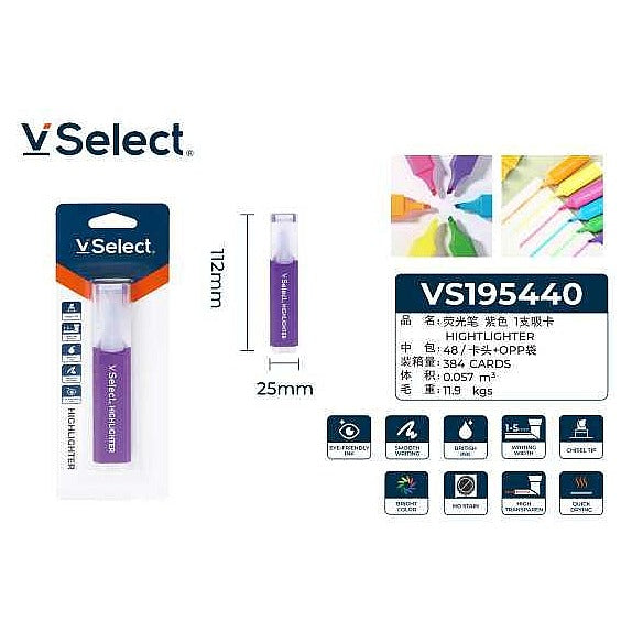VS195440 - RESALTADOR VIOLETA 112MM (384/1)