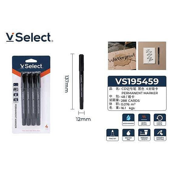 VS195459 - MARCADOR PERMANENTE NEGRO (288/1)