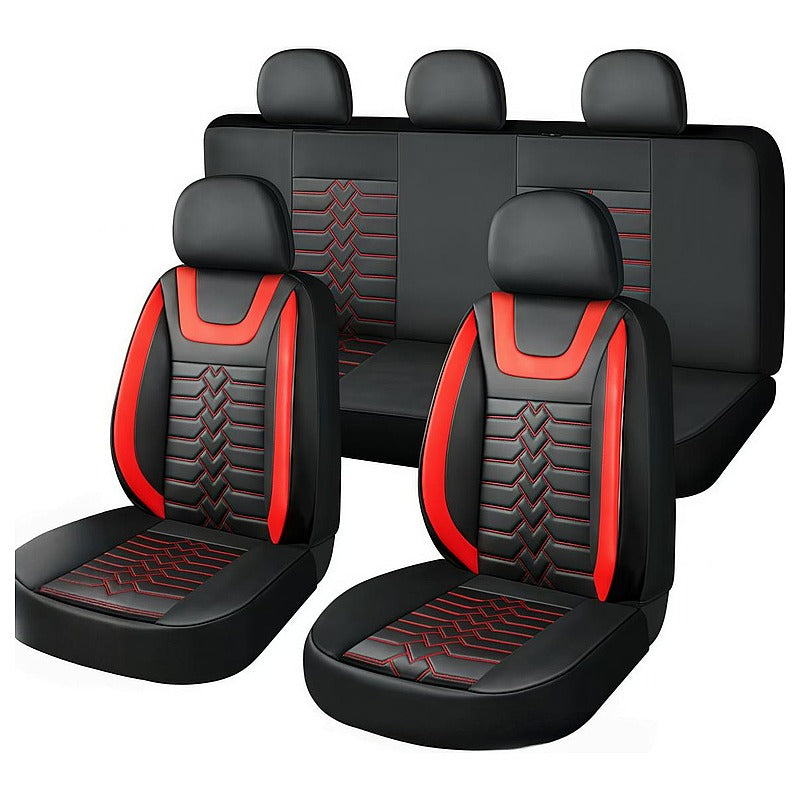 AP-TA16 - FUNDAS PARA ASIENTOS DE AUTO NEGRO Y ROJO (10/1)