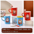 HG-CCC11 - TAZA DE CERÁMICA CON TAPA NAVIDEÑA (60/1)
