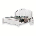 HG-NNF02 - CAMA MATRIMONIAL DE MADERA BLANCA (1/1)