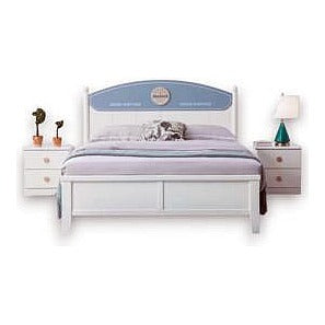 HG-NNF10 - CAMA DOBLE CON CABECERA AZUL (1/1)